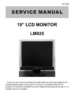 Сервисная инструкция AOC LM925 ― Manual-Shop.ru