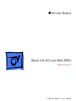 Сервисная инструкция Apple iBook G4 12" mid '05 ― Manual-Shop.ru