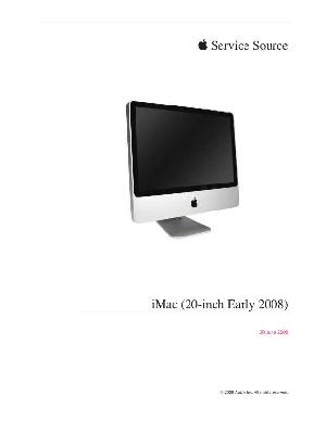 Сервисная инструкция Apple iMac 20 early '08 ― Manual-Shop.ru