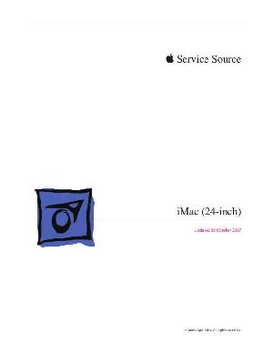 Service manual Apple iMac 24 late '06 ― Manual-Shop.ru