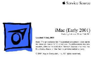 Service manual Apple iMac early '01 ― Manual-Shop.ru