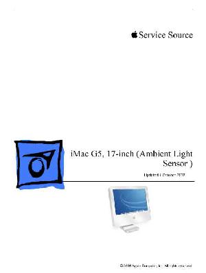 Сервисная инструкция Apple iMac G5 17 ALS ― Manual-Shop.ru