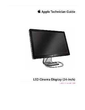 Сервисная инструкция Apple LED CINEMA DISPLAY 24 ― Manual-Shop.ru