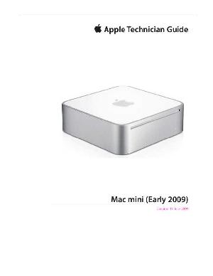 Сервисная инструкция Apple Mac Mini early '09 ― Manual-Shop.ru