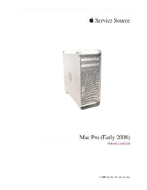 Service manual Apple Mac Pro early '08 ― Manual-Shop.ru