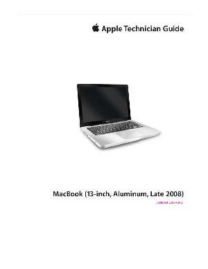 Сервисная инструкция Apple MacBook 13 AL late '08 ― Manual-Shop.ru