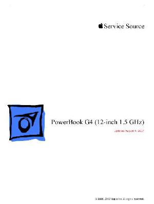 Service manual Apple PowerBook G4 12 1.5GHZ ― Manual-Shop.ru
