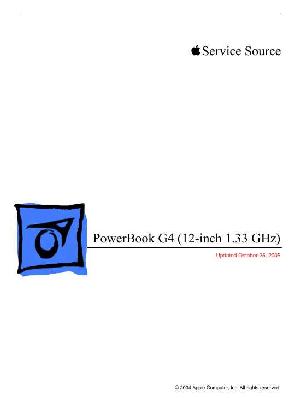 Сервисная инструкция Apple PowerBook G4 12 1GHZ ― Manual-Shop.ru