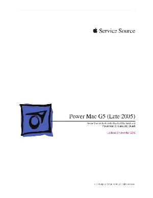Service manual Apple PowerMac G5 late '05 ― Manual-Shop.ru