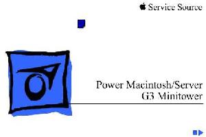 Сервисная инструкция Apple PowerMac SERVER G3 MINITOWER ― Manual-Shop.ru