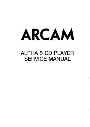 Сервисная инструкция Arcam ALPHA-5CD ― Manual-Shop.ru