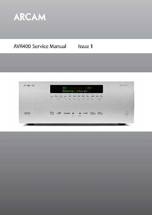 Сервисная инструкция Arcam AVR-400 ― Manual-Shop.ru