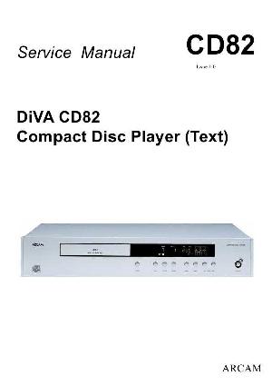 Сервисная инструкция Arcam CD-82T DIVA ― Manual-Shop.ru
