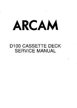 Сервисная инструкция Arcam D-100 ― Manual-Shop.ru