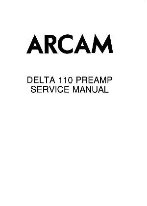 Сервисная инструкция Arcam DELTA-110 ― Manual-Shop.ru