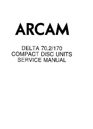 Сервисная инструкция Arcam DELTA-70.2, Delta-170  ― Manual-Shop.ru