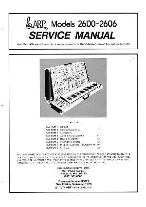 Service manual ARP 2600, 2606, PRO-SOLOIST, PRO-DGX ― Manual-Shop.ru