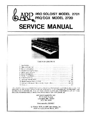 Сервисная инструкция ARP PRO-SOLIST, 2701 ― Manual-Shop.ru