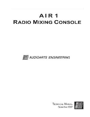 Сервисная инструкция Audioarts AIR-1 ― Manual-Shop.ru