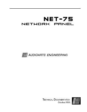 Сервисная инструкция Audioarts NET-75 ― Manual-Shop.ru