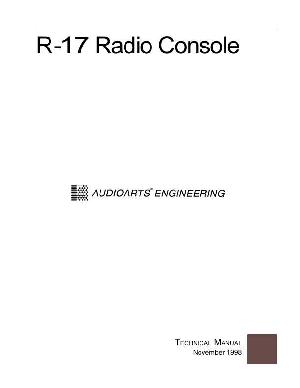 Сервисная инструкция Audioarts R-17 ― Manual-Shop.ru