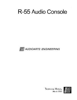 Сервисная инструкция Audioarts R-55 ― Manual-Shop.ru