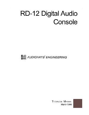 Сервисная инструкция Audioarts RD-12 ― Manual-Shop.ru