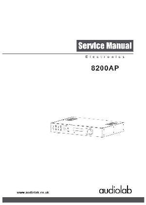 Сервисная инструкция Audiolab 8200AP ― Manual-Shop.ru