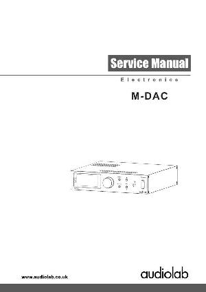 Сервисная инструкция Audiolab M-DAC ― Manual-Shop.ru