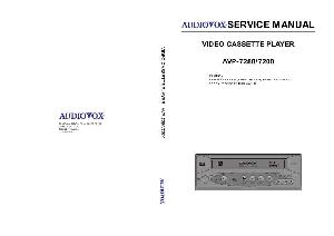 Сервисная инструкция Audiovox AVP-7200, AVP-7280 ― Manual-Shop.ru