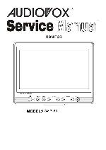 Service manual Audiovox LCM-7169NP