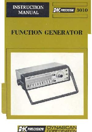 Сервисная инструкция B&K 3010 FUNCTION GENERATOR ― Manual-Shop.ru