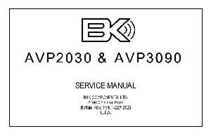 Сервисная инструкция B&K AVP2030, AVP3090 ― Manual-Shop.ru
