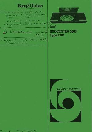 Сервисная инструкция Bang&Olufsen BEOCENTER 2000 ― Manual-Shop.ru