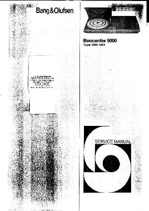 Сервисная инструкция Bang&Olufsen BEOCENTER 5000 TYPE 1802 1804 ― Manual-Shop.ru