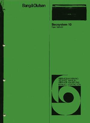Сервисная инструкция Bang&Olufsen BEOSYSTEM 10 (Schematics) ― Manual-Shop.ru