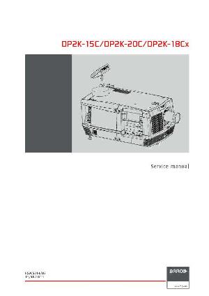 Сервисная инструкция Barco DP2K-15C 18CX 20C ― Manual-Shop.ru