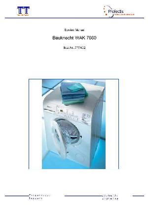 Сервисная инструкция Bauknecht WAK-7660 ― Manual-Shop.ru