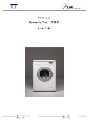 Сервисная инструкция Bauknecht WAL-10788-D ― Manual-Shop.ru