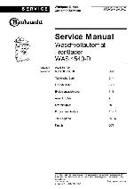 Service manual Bauknecht WAS-4540-D