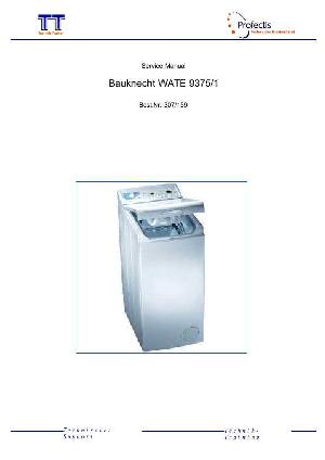 Сервисная инструкция Bauknecht WATE-9375 ― Manual-Shop.ru