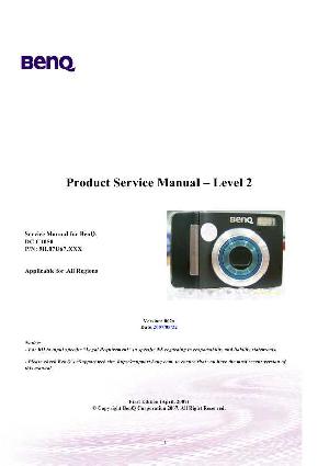 Сервисная инструкция Benq DC-C1050 ― Manual-Shop.ru