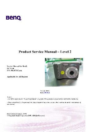 Сервисная инструкция Benq DC-C640 ― Manual-Shop.ru