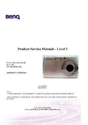 Сервисная инструкция Benq DC-L1050 ― Manual-Shop.ru