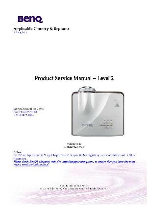 Сервисная инструкция Benq MX810ST ― Manual-Shop.ru