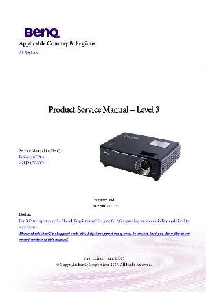 Сервисная инструкция Benq SP-831, Level 3 ― Manual-Shop.ru