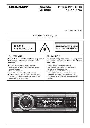 Сервисная инструкция Blaupunkt HAMBURG MP68 NRDS ― Manual-Shop.ru