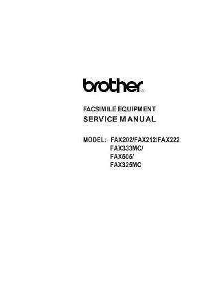 Сервисная инструкция Brother FAX-202, FAX-212, FAX-222, FAX-325MC, FAX-333MC, FAX-505 ― Manual-Shop.ru
