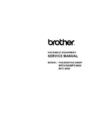Сервисная инструкция Brother Fax 2600, 8060p, MFC-4300, 4600, 9060 ― Manual-Shop.ru