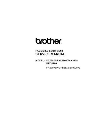 Service manual Brother Fax 2800, 2900, 3800, 8070p, MFC-4800, 8070p, 9070 ― Manual-Shop.ru